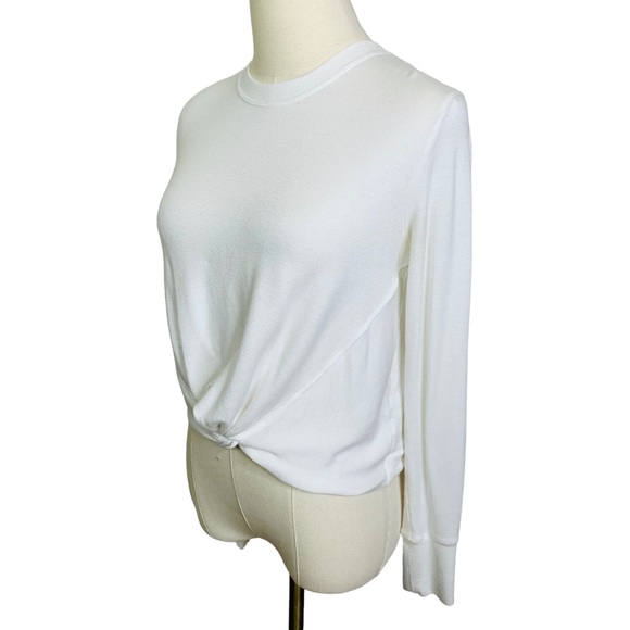 Athleta XXS Knot Crop Pullover 2646 - Picture 4 of 6